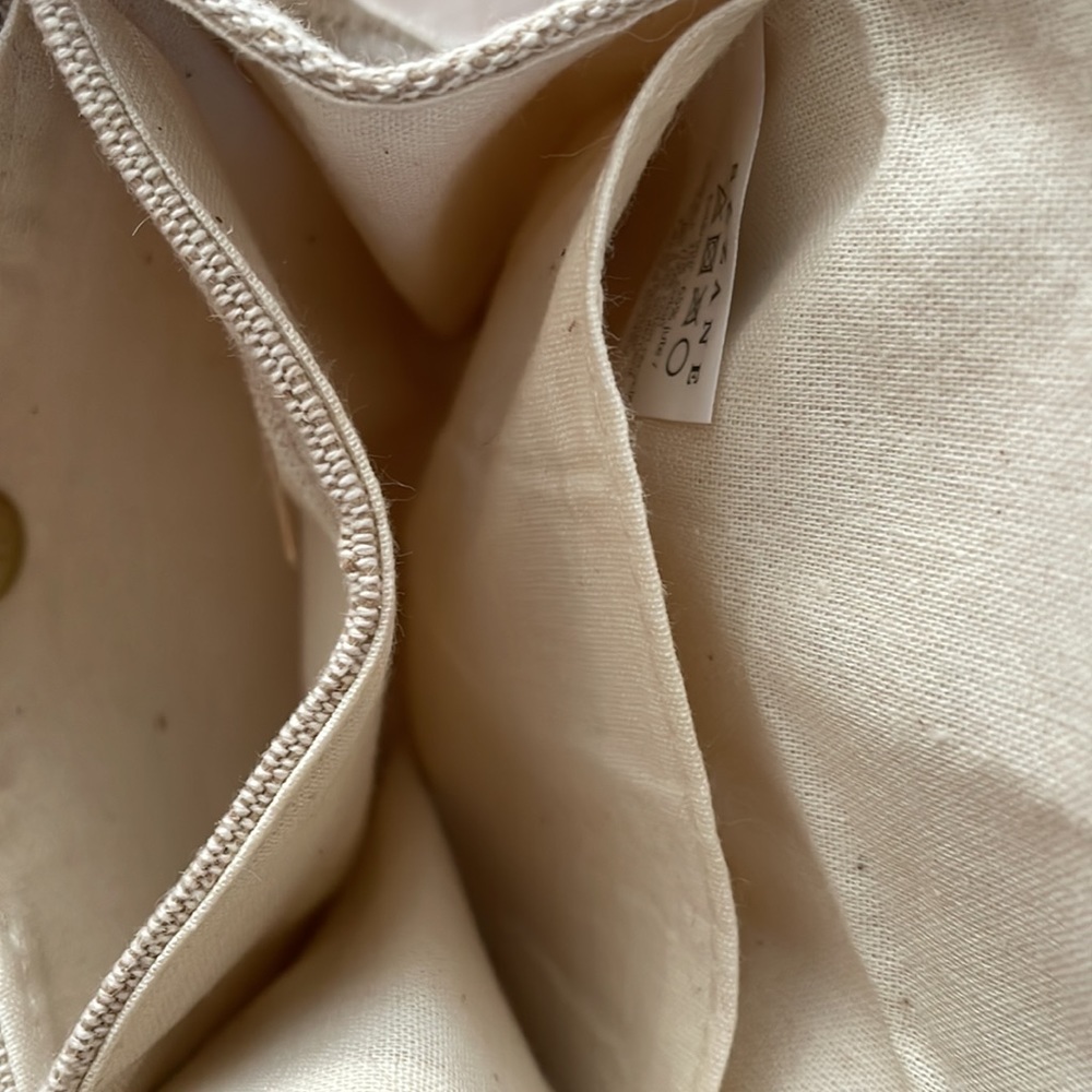 Sezane Mini Compact wallet. Natural - Picture 7 of 13